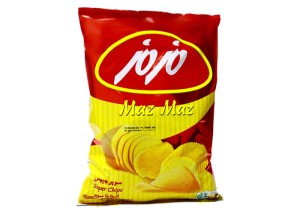 مزمز سوپر چیپس نمکی بزرگ( قرمز)