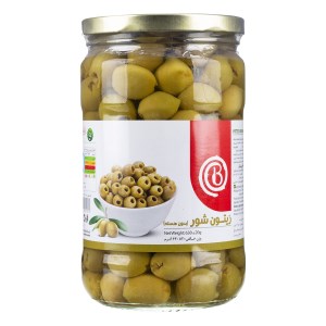 بیژن زیتون شور بدون هسته 630 گرمی