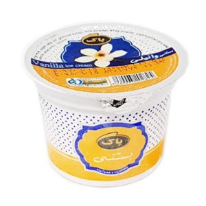 پاک بستنی لیوانی وانیلی