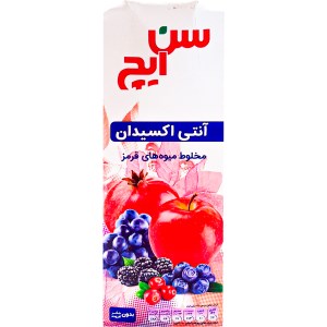 سن ایچ مخلوط آب میوهای قرمز 750 سی سی