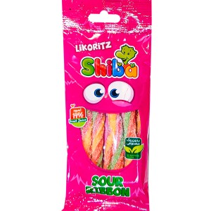 شیبا لیکوریتز پاستیل میکس بری شکری 90 گرمی