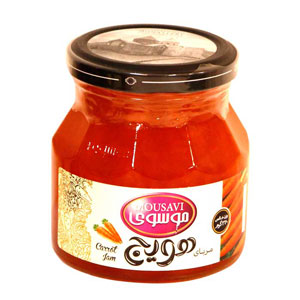 موسوی مربای هویج 320شیشه