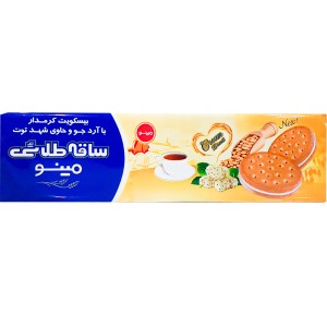 مینو بیسکویت کرمدار جو و شهد توت