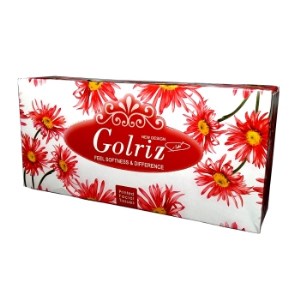 گلریز دستمال کاغذی100 برگ دولا