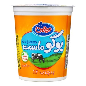میهن ماست یوگو همزده پرچرب 900 گ