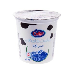 میهن ماست خامه ای 750گ