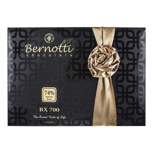 برنوتی شکلات کادویی تلخ BX 700 74%
