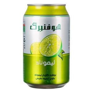هوفنبرگ نوشابه گازدارلیموناد قوطی 330 م
