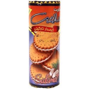 سلامت بیسکویت کرمدار نارگیلی 400گ