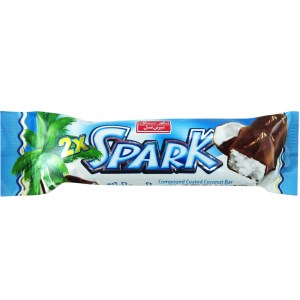 شیرین عسل نارگیل باروکش کاکائویی(اسپارک)