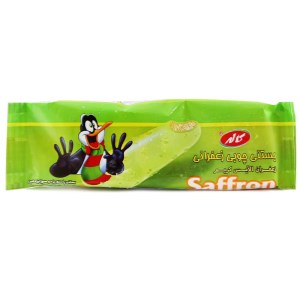 کاله بستنی چوبی زعفرانی