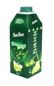 سان استار آبمیوه گرین سامر 750 م