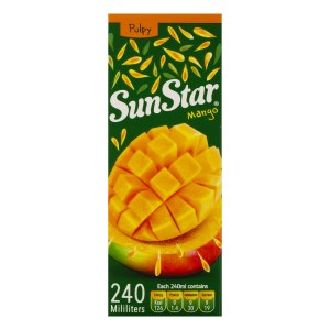 سان استار آبمیوه پالپی انبه 240 م