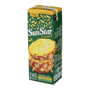 سان استار آبمیوه پالپی آناناس 240 م
