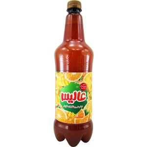 عالیس نوشیدنی میوه ای گازدار پرتقال انبه 1ل