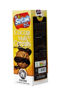 ستاک بیسکوییت سبوسدار کاکائویی مولتی پلاس 370 گرم