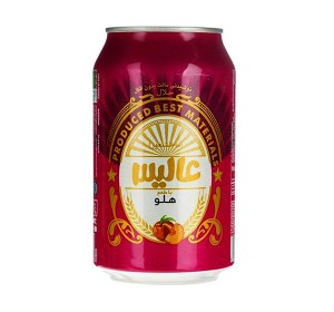عالیس نوشیدنی بدون گاز پالپ دار هلو 250 میلی لیتر