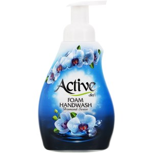 اکتیو مایع دستشویی فوم آبی 500 گ