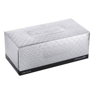 سافتلن دستمال کاغذی نقره ای 300 برگ