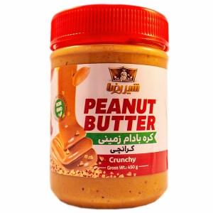 شیررضا کره بادام زمینی کرانچی