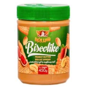 شیررضا کرم بیسکویت باکره بادام زمینی