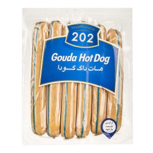 202 هات داگ گودا پرمیوم وکیوم 400 گ