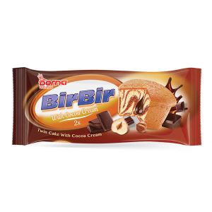 درنا کیک بیر بیر مغزدار دو قلو