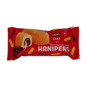 هانیپرز کیک وانیلی با مغز کرم کاکائویی