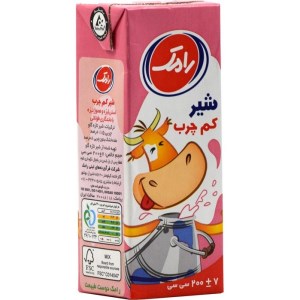 زامک شیر فرادما کم چرب 200 سی سی