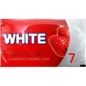 وایت ادامس توت فرنگی نواری 7 عددی