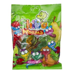 شیبا پاستیل میوه ای کرمی 160گ