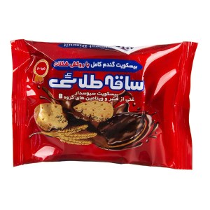 مینو بیسکوییت ساقه طلایی با روکش کاکائویی 3 عددی