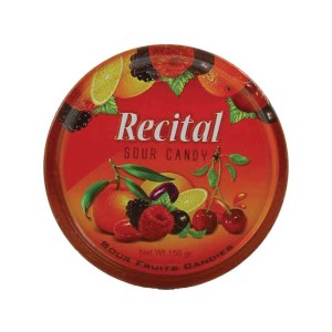 رسیتال آبنبات ترش میوه ای(جعبه ای)