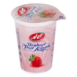 کاله ماست میوه ای توت فرنگی