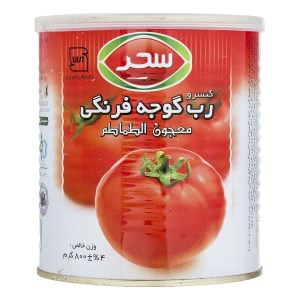 سحر رب گوجه قوطی 800 گ