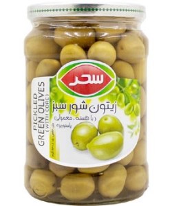 سحر زیتون شور شیشه 640گ