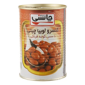 چاشنی کنسرو لوبیا با سس گوجه