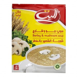 الیت سوپ جو و قارچ نیمه آماده