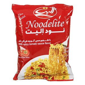 الیت نودالیت با طعم سس گوجه فرنگی تند
