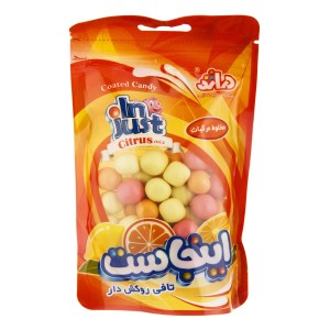 اینجاست مزه دراژه تافی روکش دار مرکبات 140 گرمی
