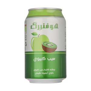 هوفنبرگ نوشابه گازدارسیب کیوی 330م(قوطی)