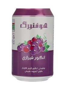 هوفنبرگ نوشابه گازدارانگورشیرازی330م(قوطی)