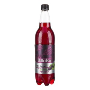 هوفنبرگ نوشابه انگورقرمز گازدار 1ل