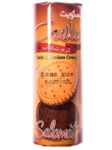 سلامت بیسکویت کرم شکلاتی تلخ 400گ