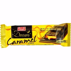 شیرین عسل شکلات دریم تابلت شیر با مغز کارامل