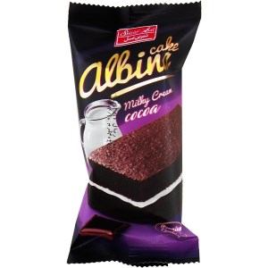 شیرین عسل البینا کیک لایه ای کاکائویی با کرم شیری