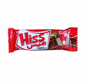 شیرین عسل شکلات شیری بامغزویفر 2انگشتی(هیس)