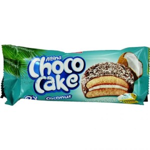 شیرین عسل شوکو کیک روکشدار دوقلو نارگیلی 40 گ