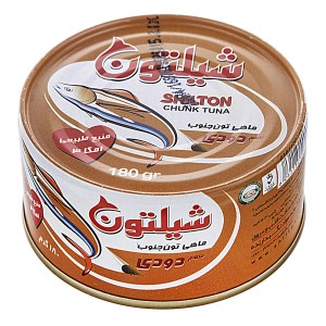شیلتون تن ماهی باطعم دودی 180گ