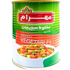 مهرام کنسرو مخلوط سبزیجات 400 گ